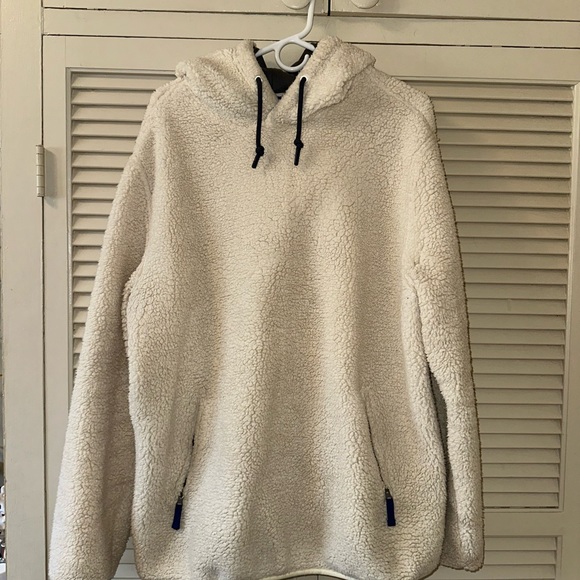 CHUBBIES men’s the snow day fleece hoodie in natural, XL - Picture 2 of 5